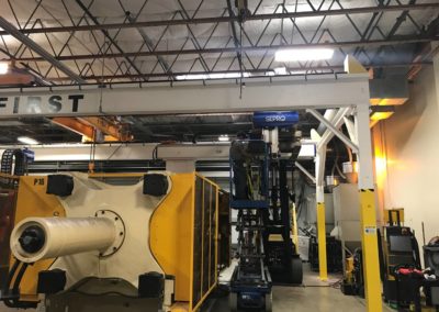 Machinery Moving - Large Injection Molding Press